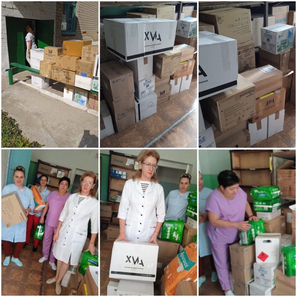 3 - OPT pallets of medical aid get delivered to hard hit areas by CMA