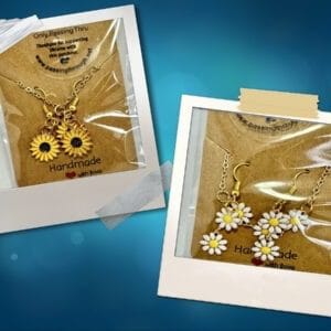daisy sunflower necklace sets
