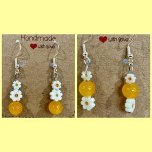 daisy earrings