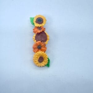 6cm handmade Sunflowers hair clip-1