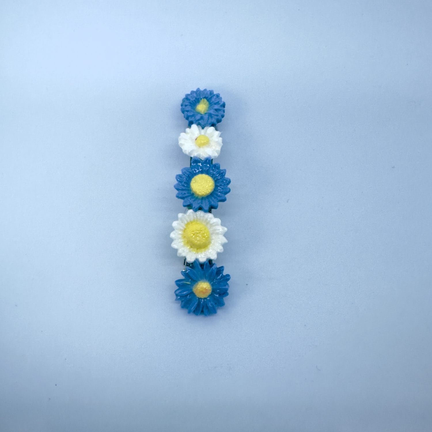 7cm-handmade-hair-clip-with-blue-and-white-flowers-style-1 7cm handmade hair clip with blue and white flowers style-1