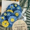 Handmade-floral-earrings-ukranian-colours Handmade floral earrings in Ukrainian colours