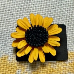 ‘Minimalist Sunflower’ Brooch