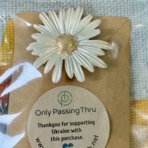 ‘White Chamomile’ Brooch
