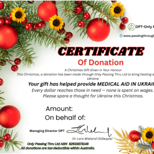 Christmas Gift Donation- Gift giving that gives!